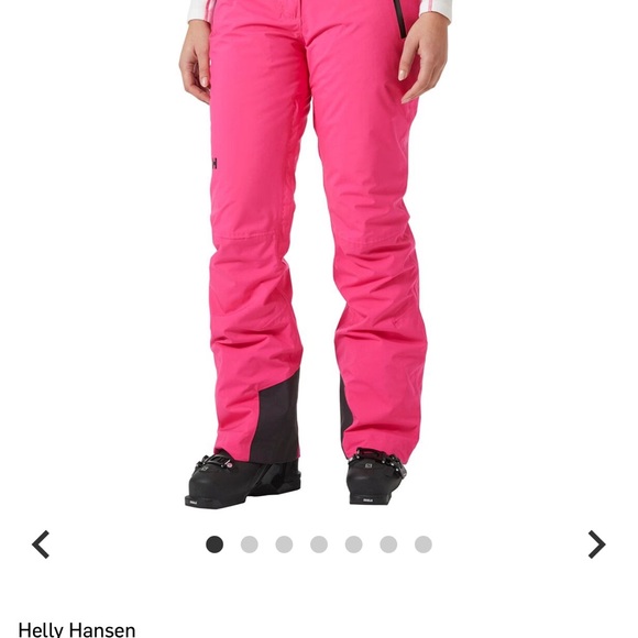 Helly Hansen Bright Pink Snow Pants - Picture 2 of 2